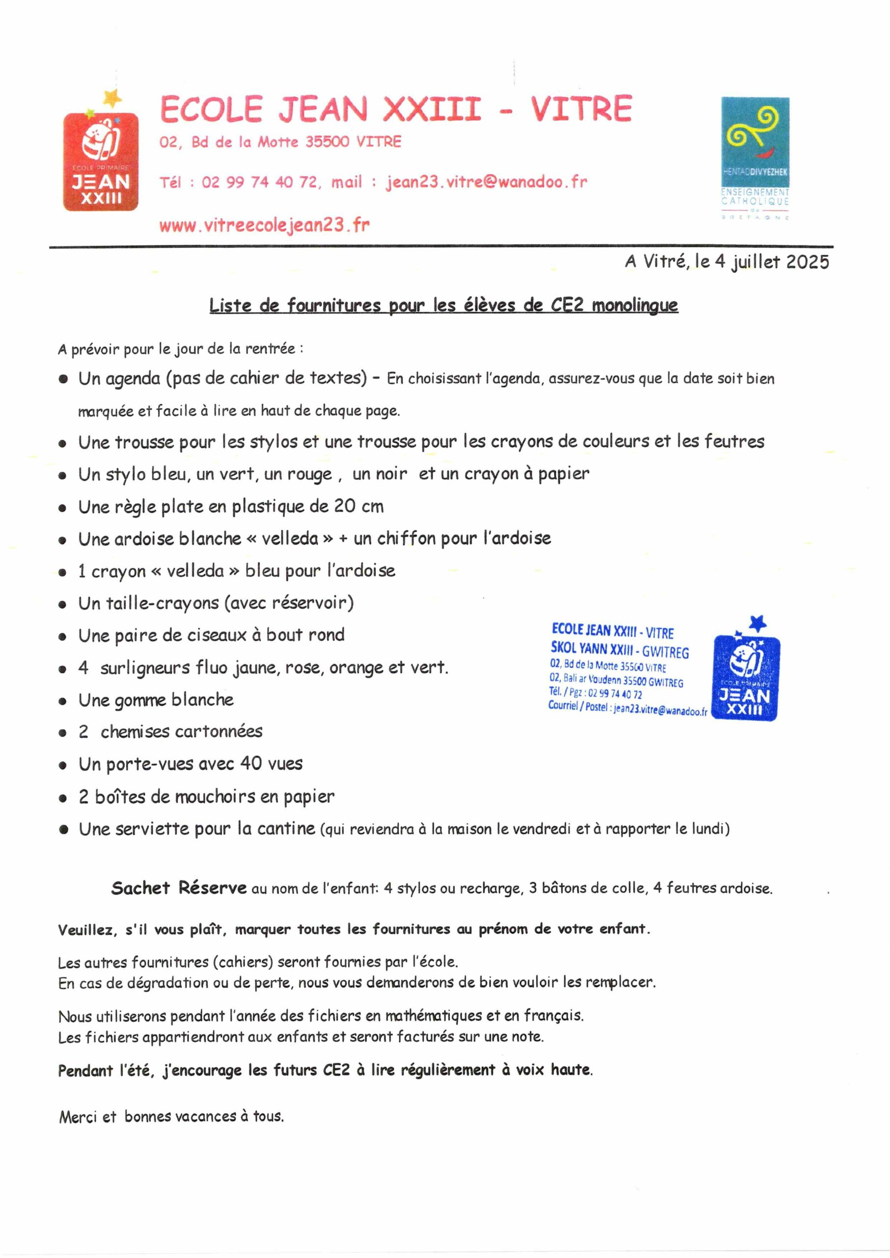 Journée sportive UGSEL